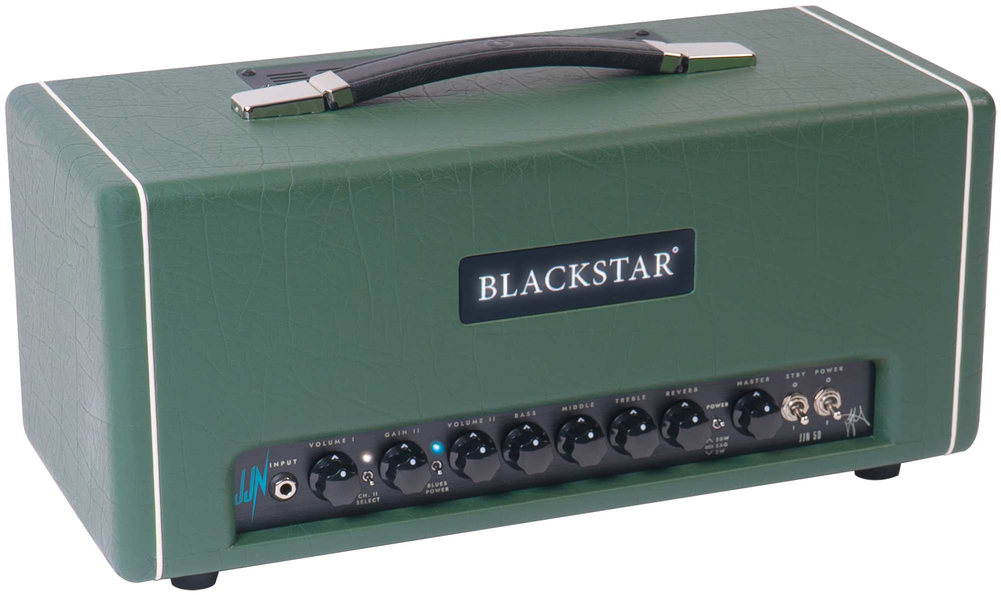 St. James JJN 50H, Jared James Nichols Signature Tube Amp 50W, Racing Green