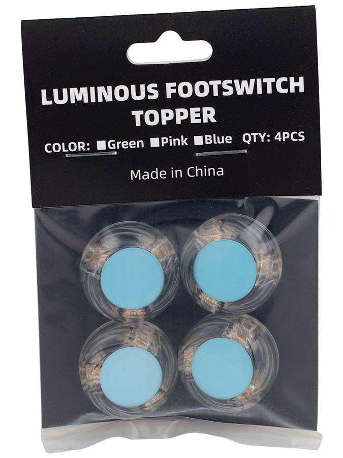 LFT-B Luminous Foot Switch Topper Blue