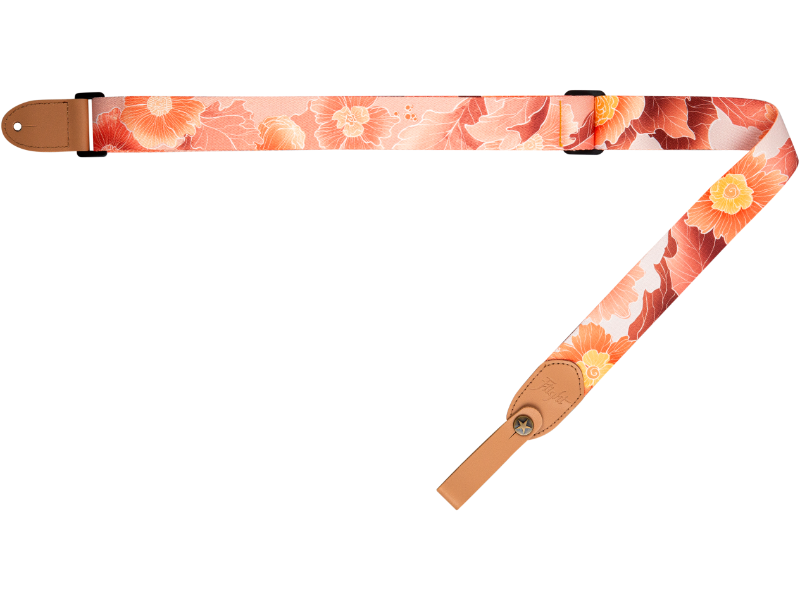 S35 Flower Polyester Ukulele Strap