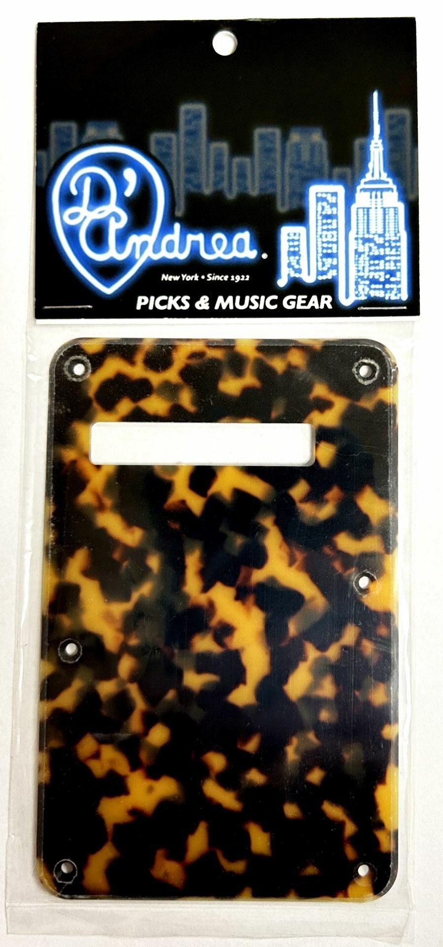 ST-Style Tremolo Back Plate (DPP ST TOY BP), Tokyo Tortoise