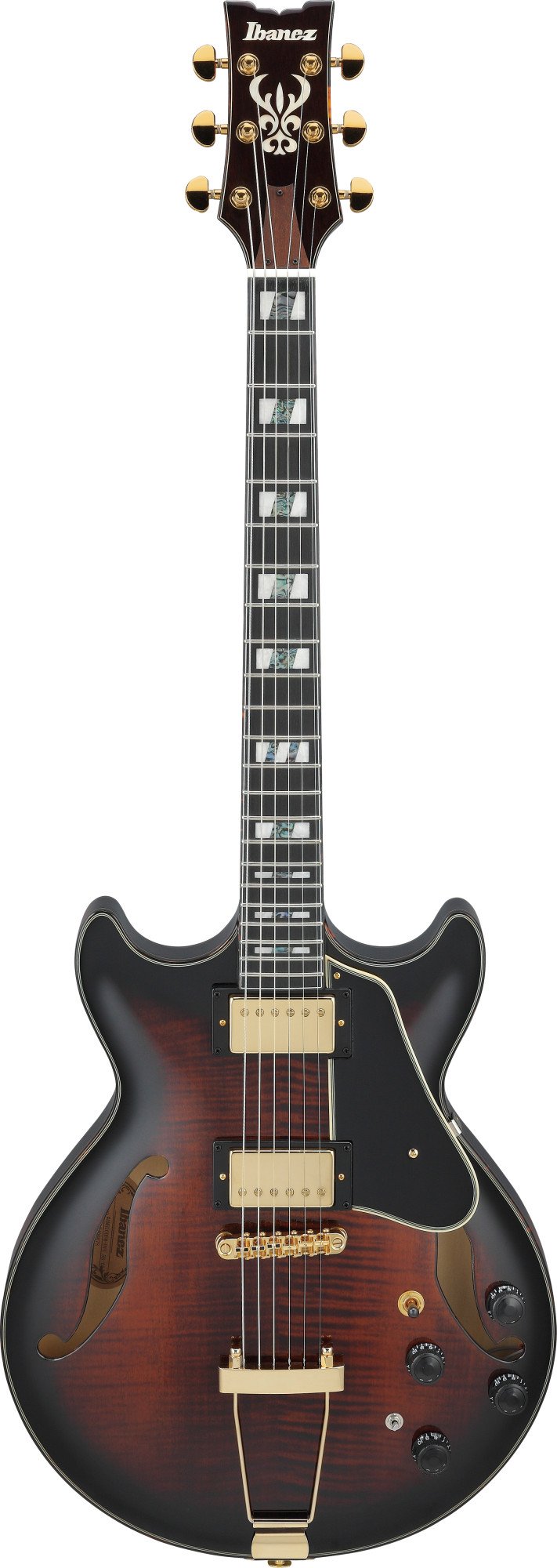 AMH100FM-DVS Artstar Semi-Hollowbody E-Gitarre Dark Violin Sunburst  