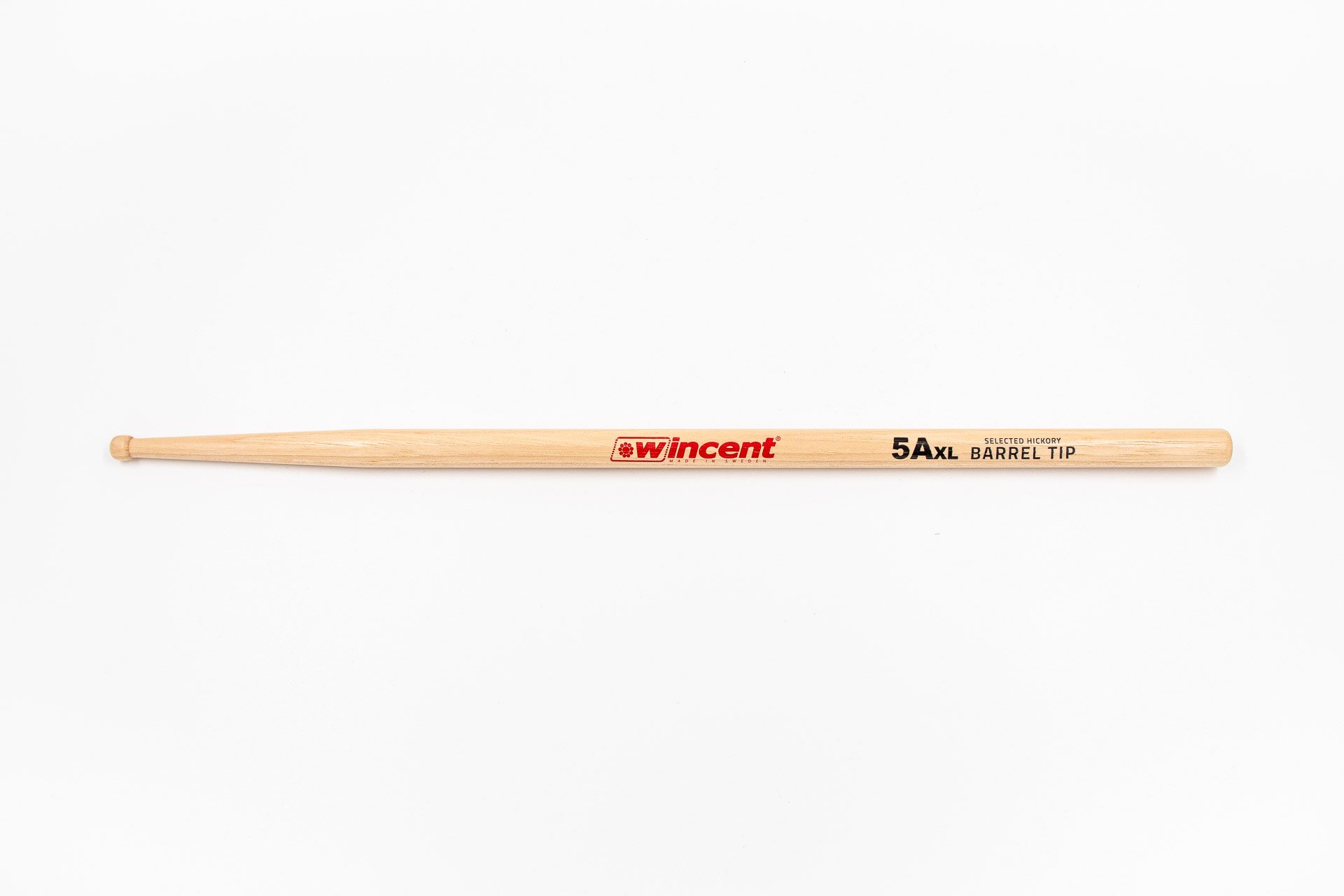 Hickory-Drumsticks  5A XL Barrel Tip