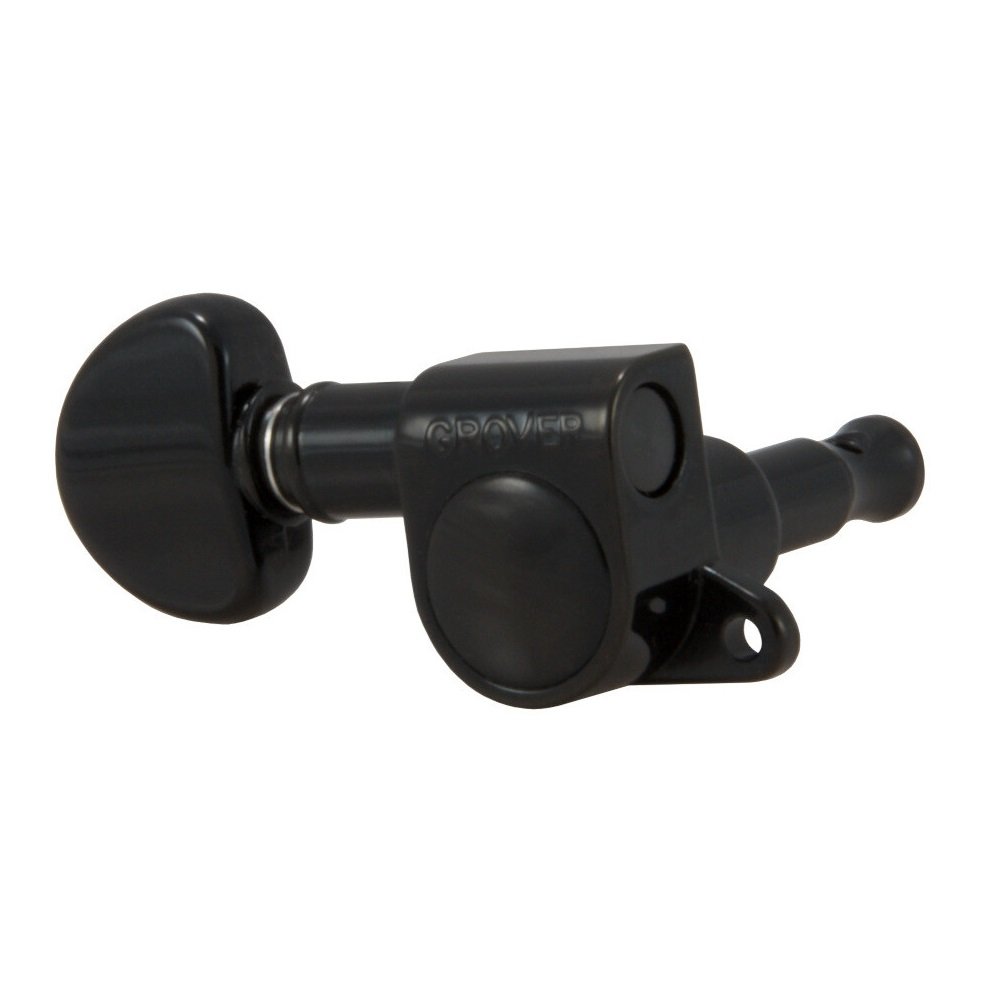 205BC Mini Rotomatics with Round Button - Single Guitar Machine Head, 1 Piece, Treble Side (Right) -