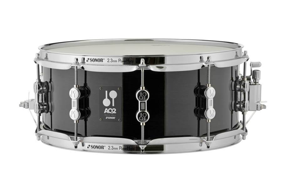 AQ2 14" x 06" Snare Drum in Transparent Stain Black