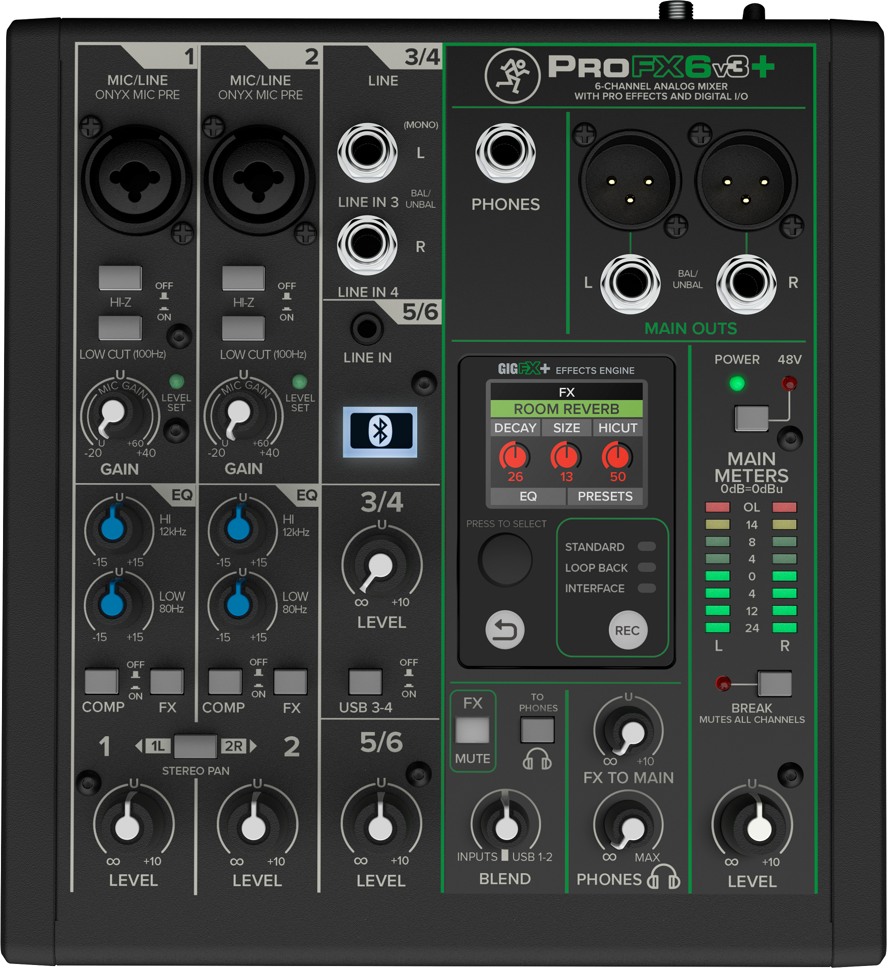 ProFX6v3+ 6-Kanal Mixer 