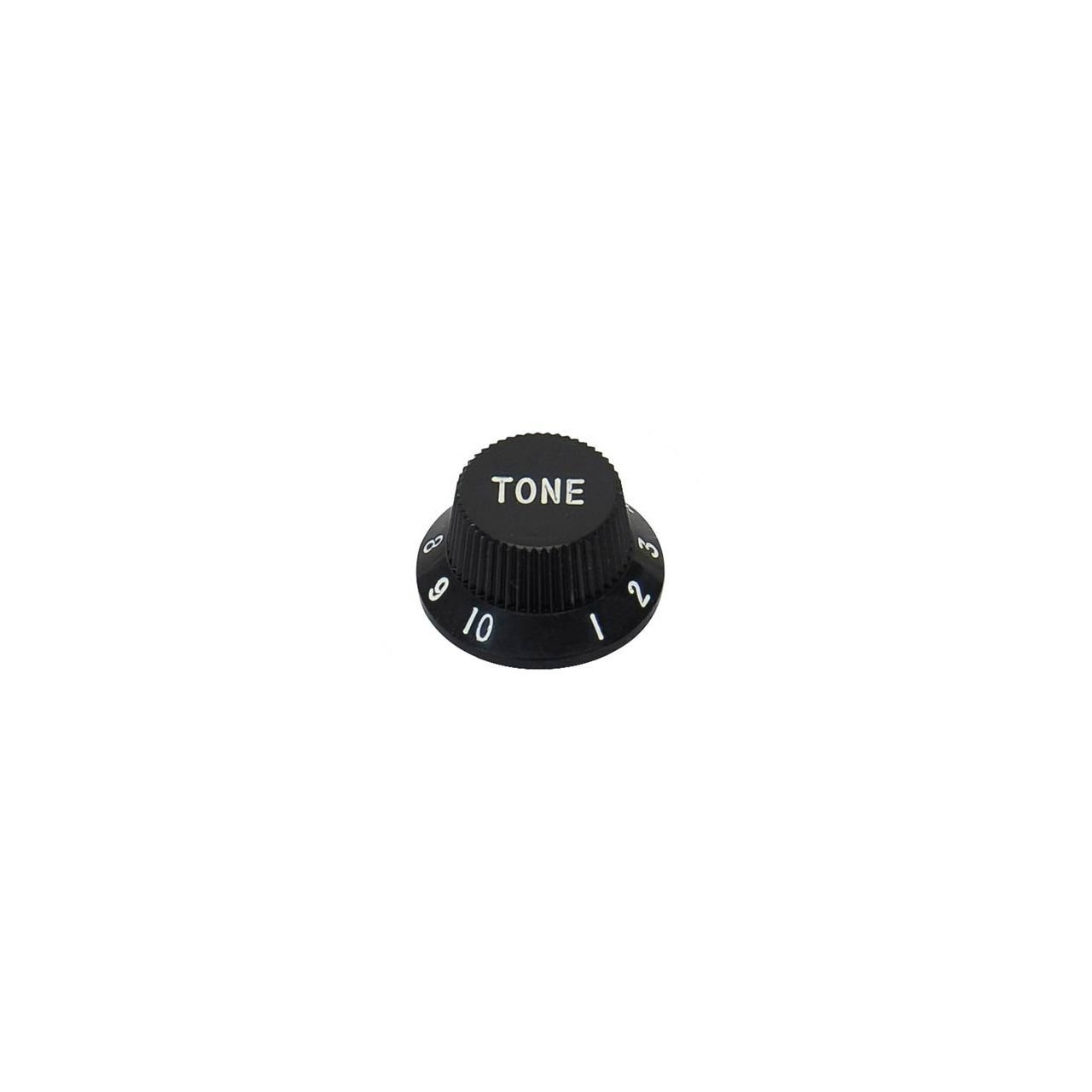 Potiknopf, black, fits both 24 fine (CTS) and 18 coarse knurl (Alpha), m.i. Japan, tone