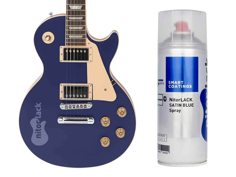 Nitrocelluloselack Satin Blue - 400ml Aerosol