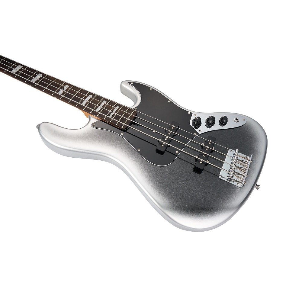 MBJ412 Electric Bass Guitar Dark Silver