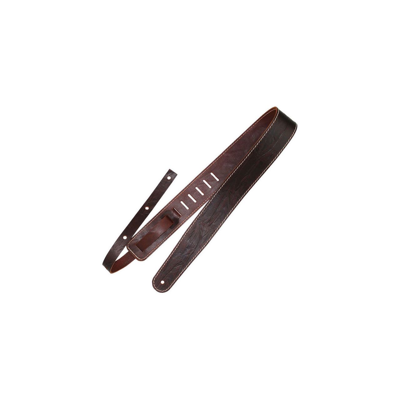 1515 Raw II Contour Wrinkle Brown - Gitarrengurt, Made in Germany
