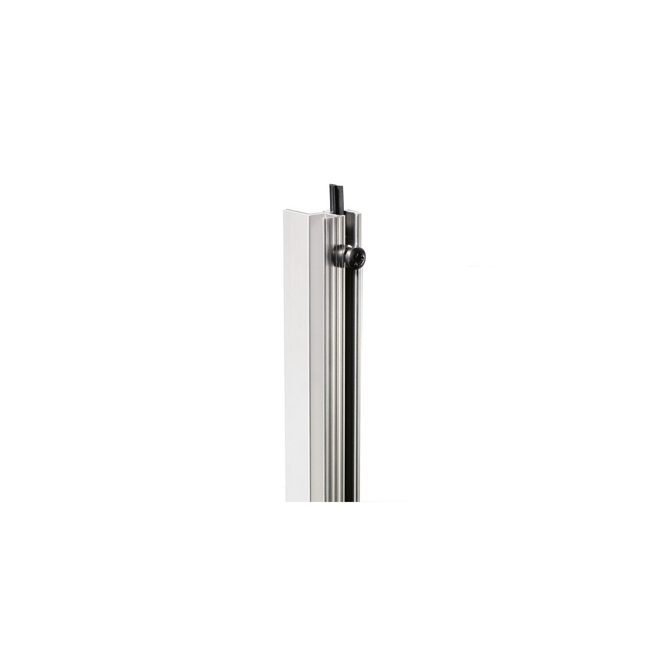 6162 Aluminium-Rackschiene einfach, stufenlos, mit Gummikeder