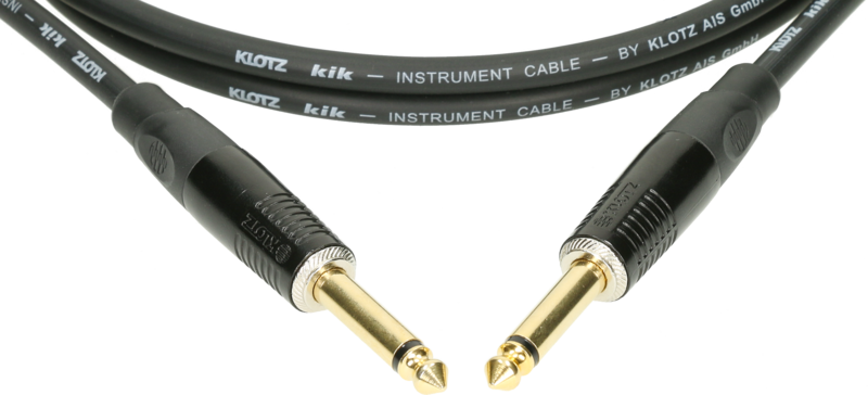 KiK Pro Kabel, gerade/gerade, vergoldet - 9m