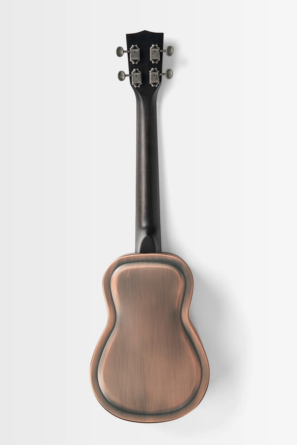 Raw Copper Baritone Resonator Ukulele