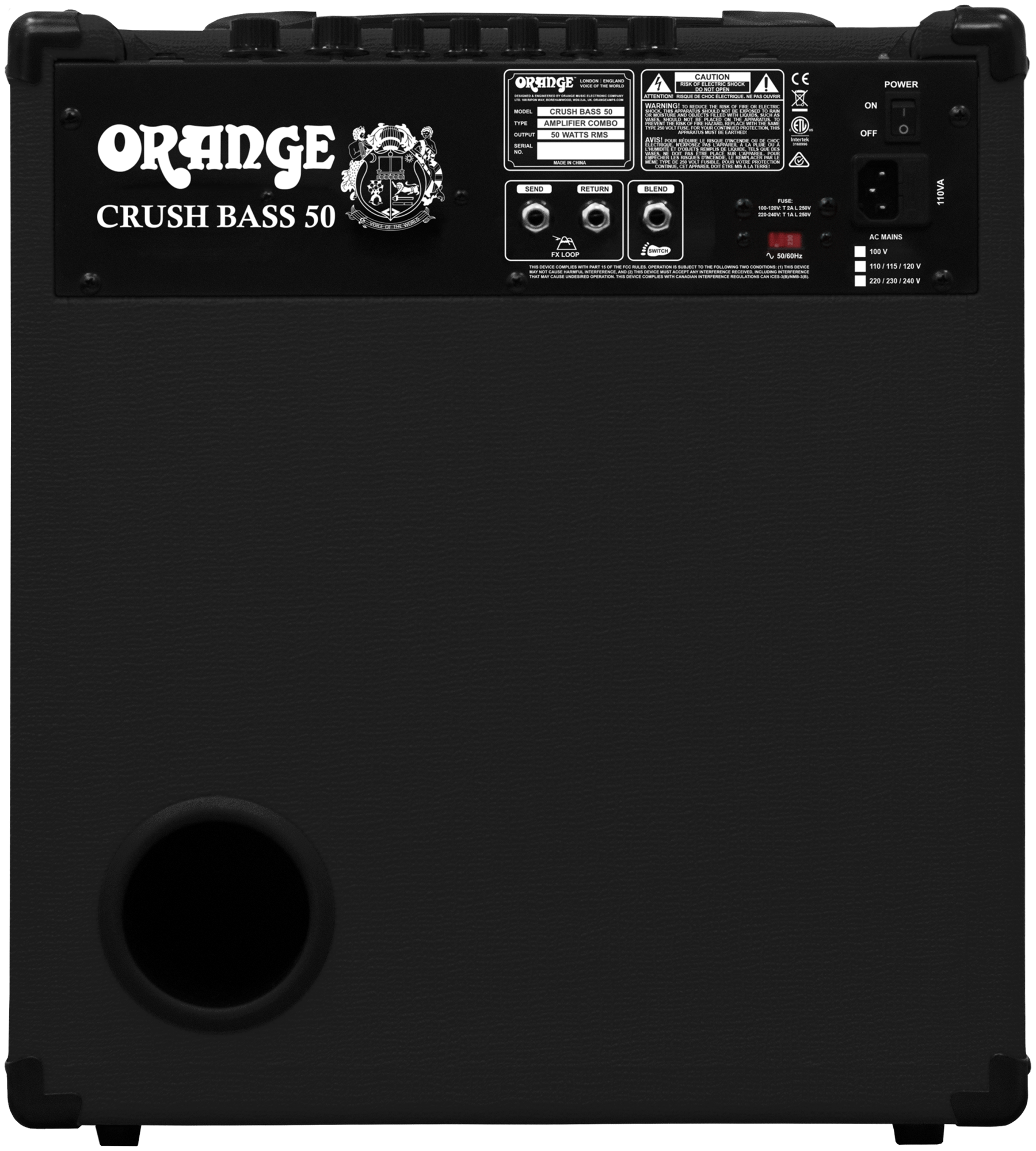 Crush Bass 50 Black