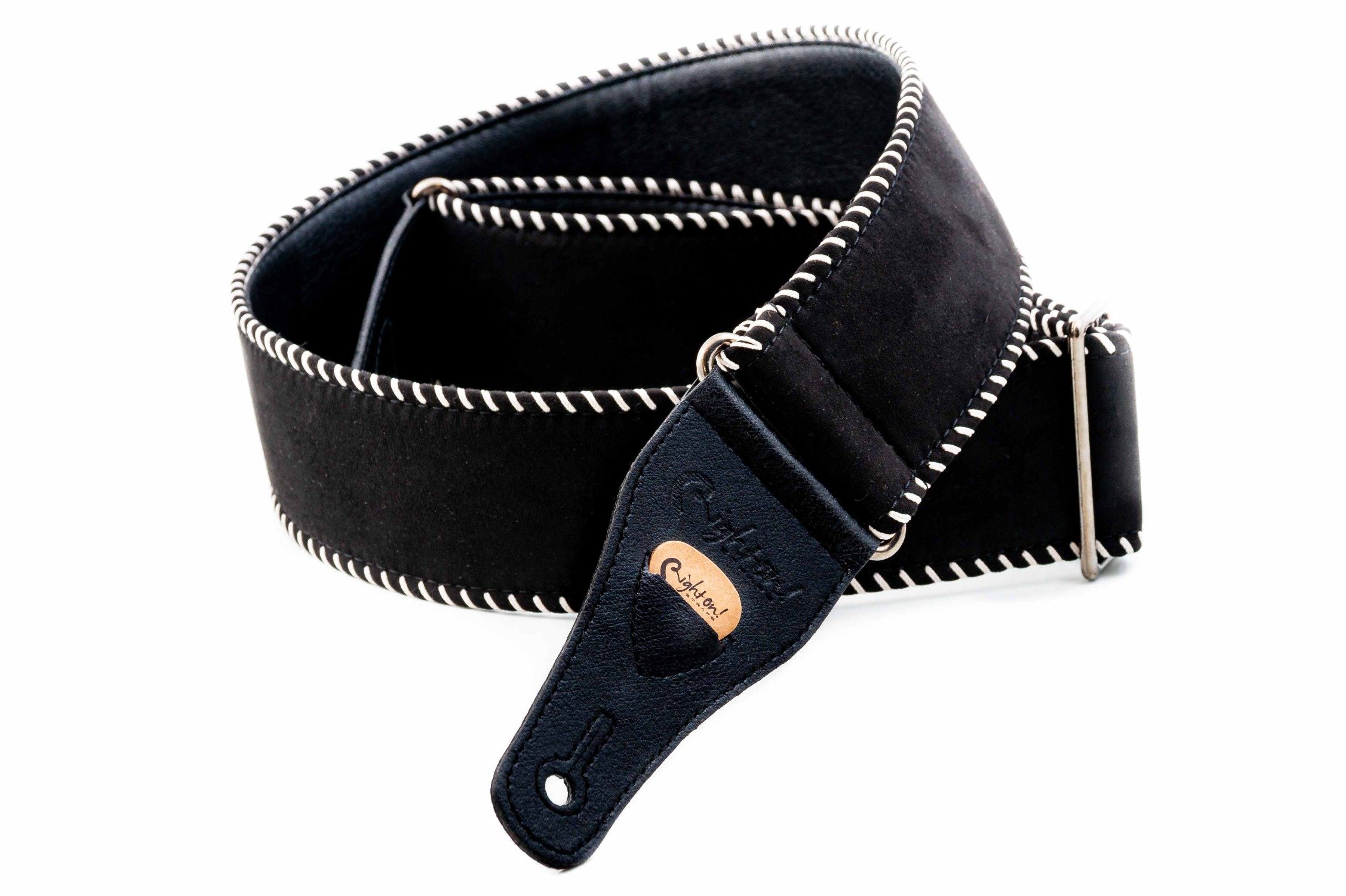 Yeehaw Black Guitar Strap