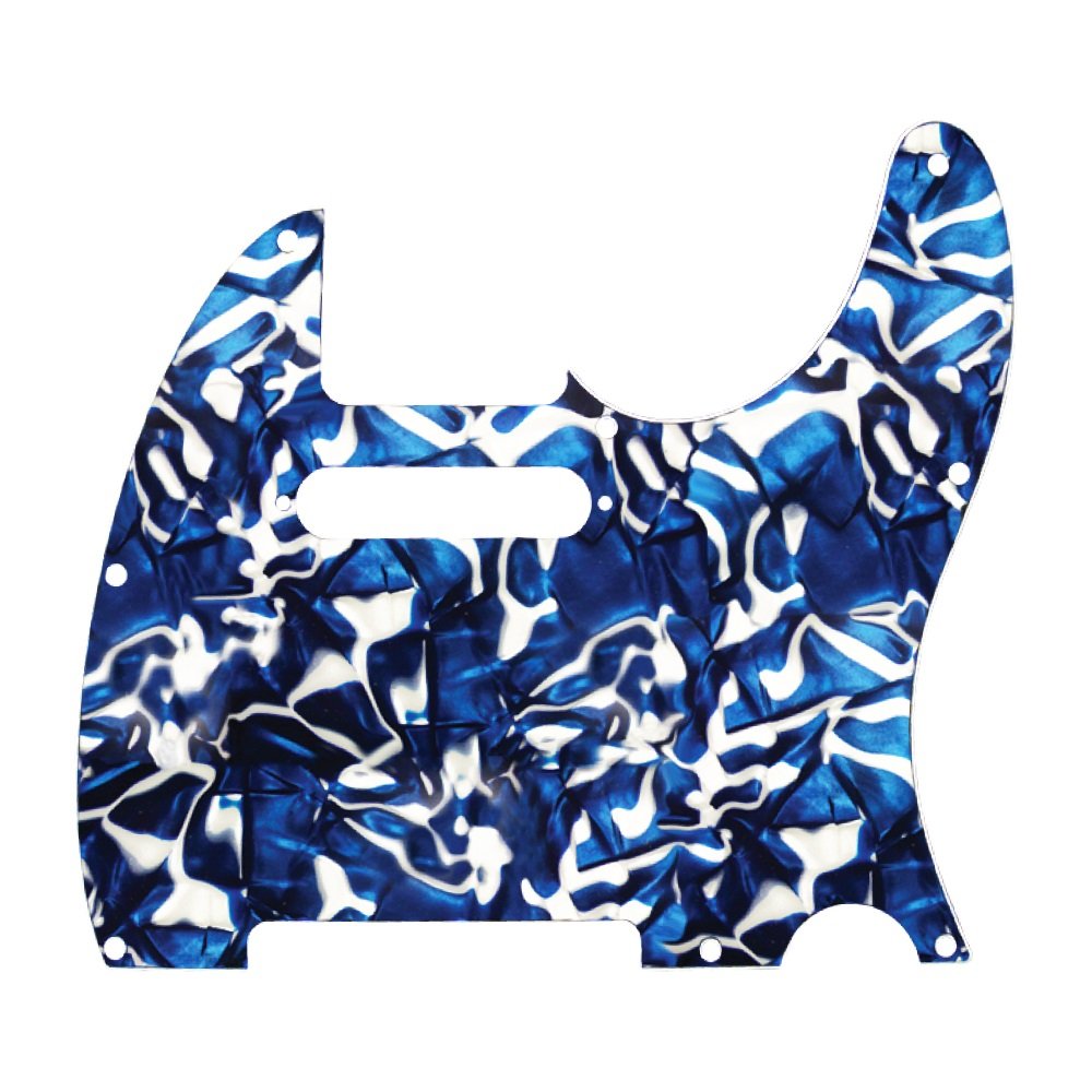 T-Style Pickguard (DPP TL BSP), Blue Swirl Pearl