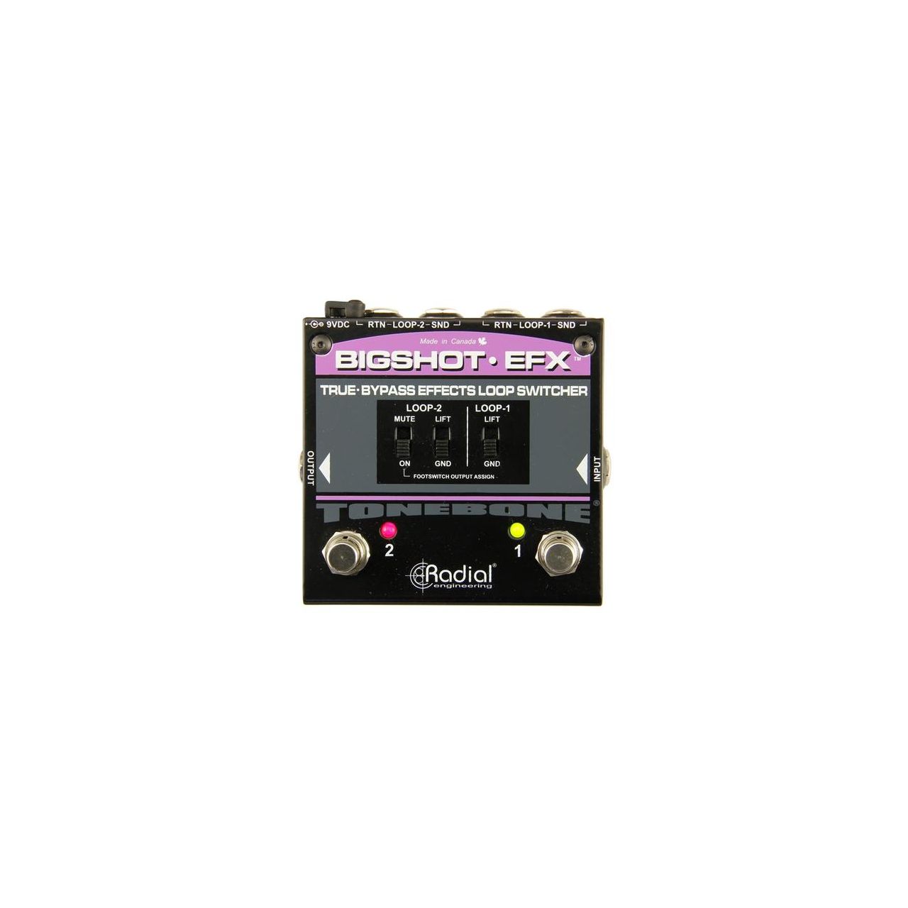 Tonebone Bigshot EFX V2 True Bypass FX Loop - 2 Loops 