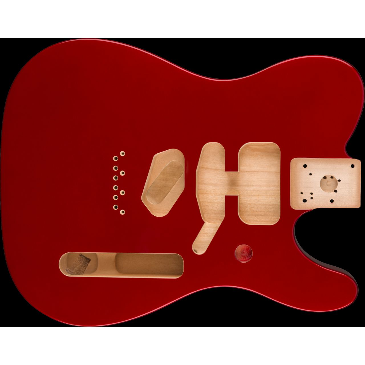 Deluxe Series Telecaster SSH Alder Body Modern Bridge Mount Candy Apple Red