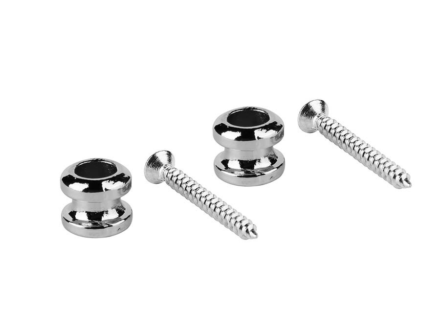 Straplock button with screws, nickel