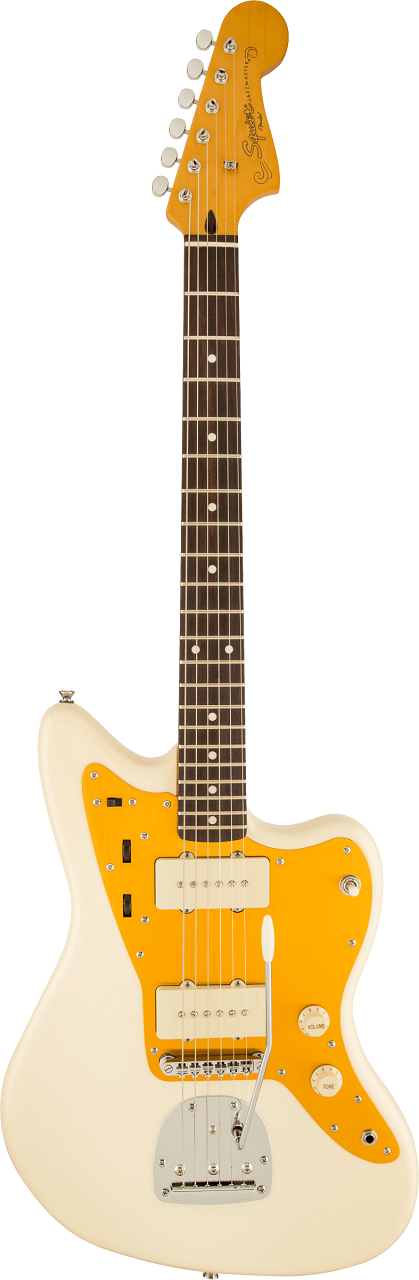 J Mascis Jazzmaster®, Vintage White - E-Gitarre