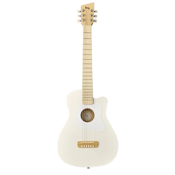 Pro Acoustic Guitar VI White Kindergitarre