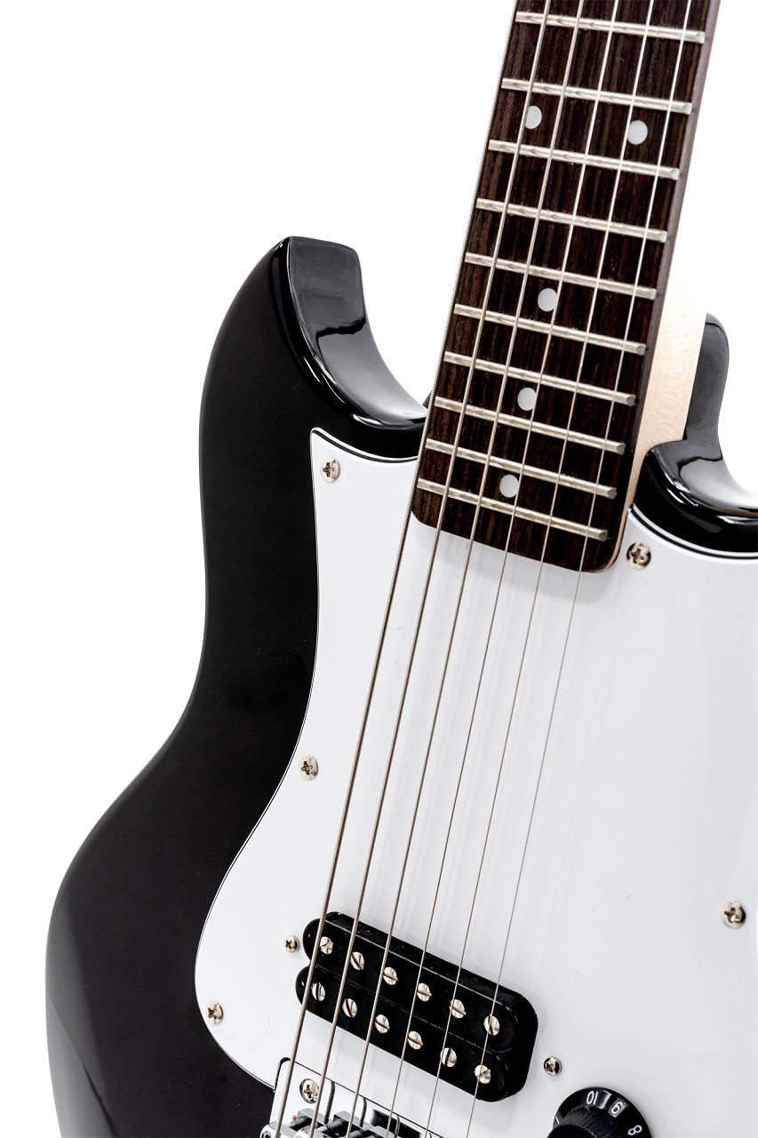 VXSDC1 E-Gitarre Mini Schwarz - inkl. Gigbag