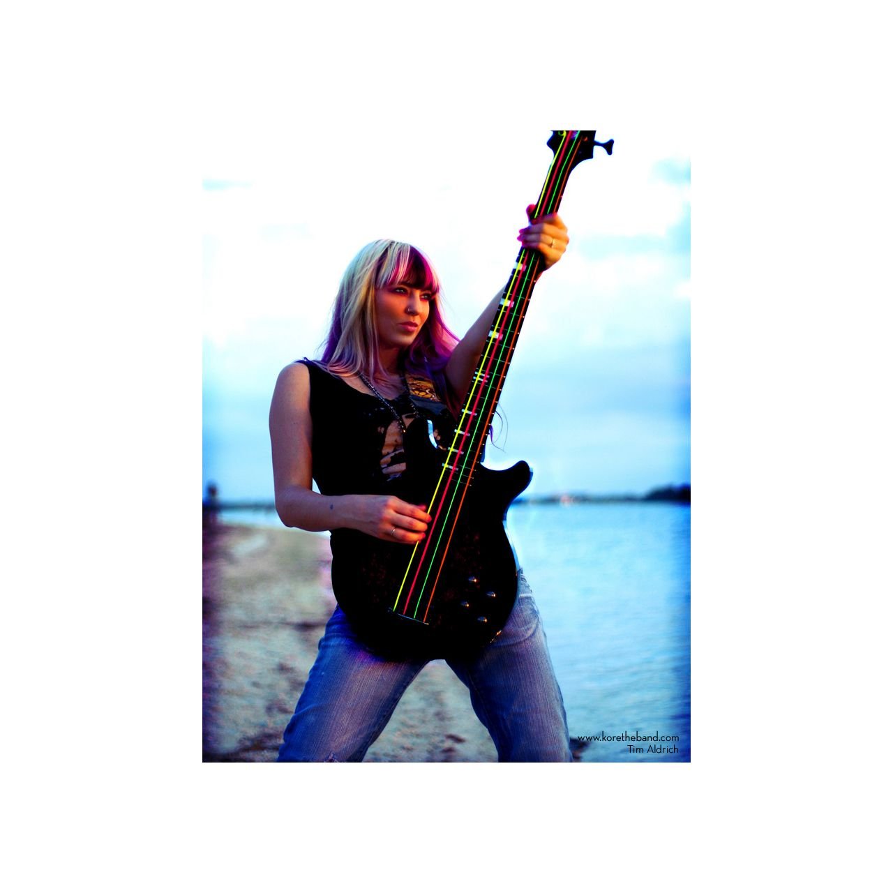 Hi-Def Neon Bass-Saitensatz Yellow 045-125