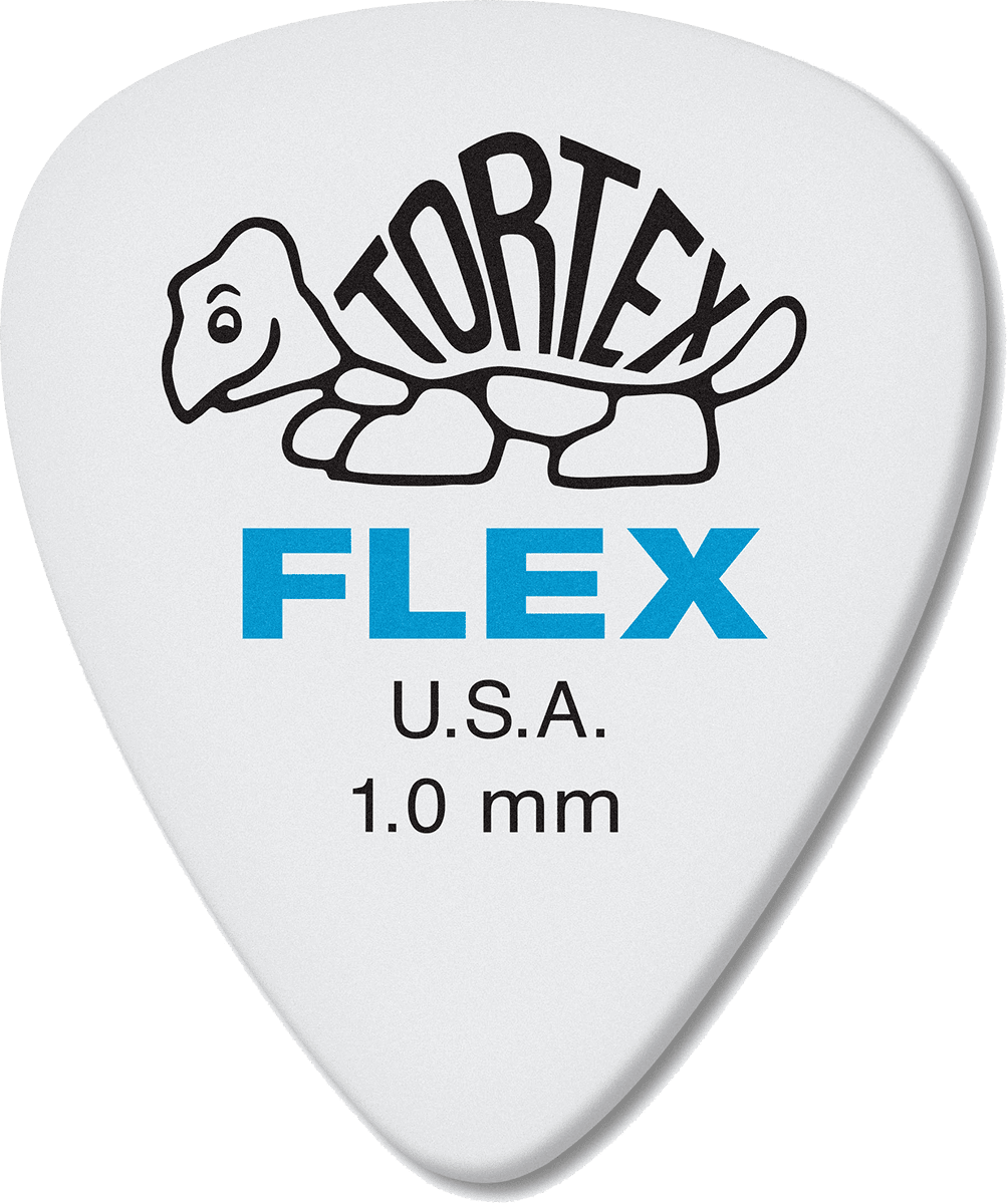 Tortex Flex Picks, Player's Pack, 12 pcs, white, 1.00 mm