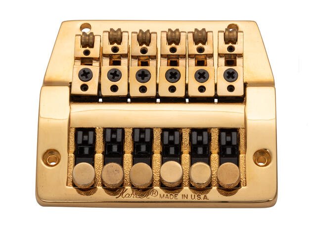 3300 - Hybrid Fixed Bridge (Fine Tuning, Brass Saddles) - Gold