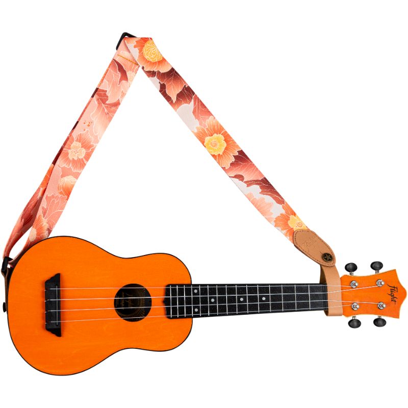 S35 Flower Polyester Ukulele Strap