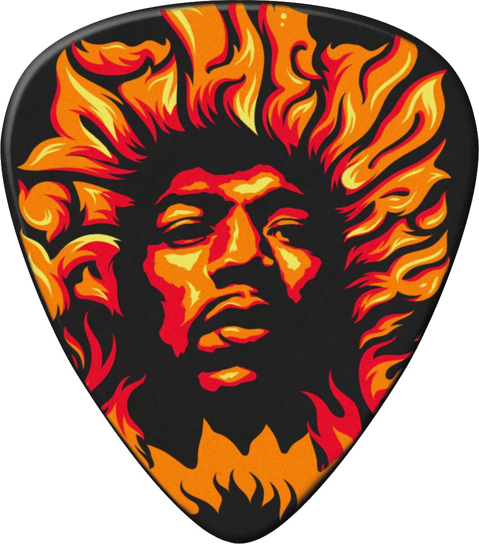 Jimi Hendrix '69 Psych Series - Heavy Celluloid 6 Picks