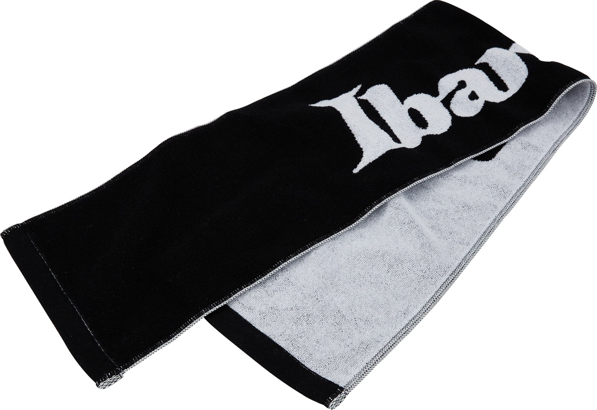 Towel Black, White Logo