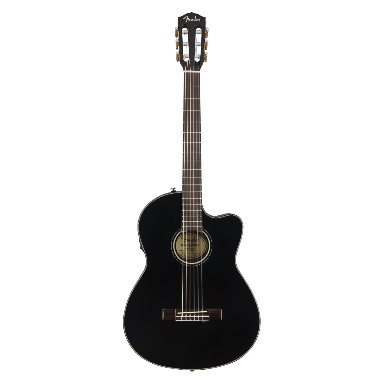 CN-140SCE Black Inkl. Koffer - Konzertgitarre mit PU