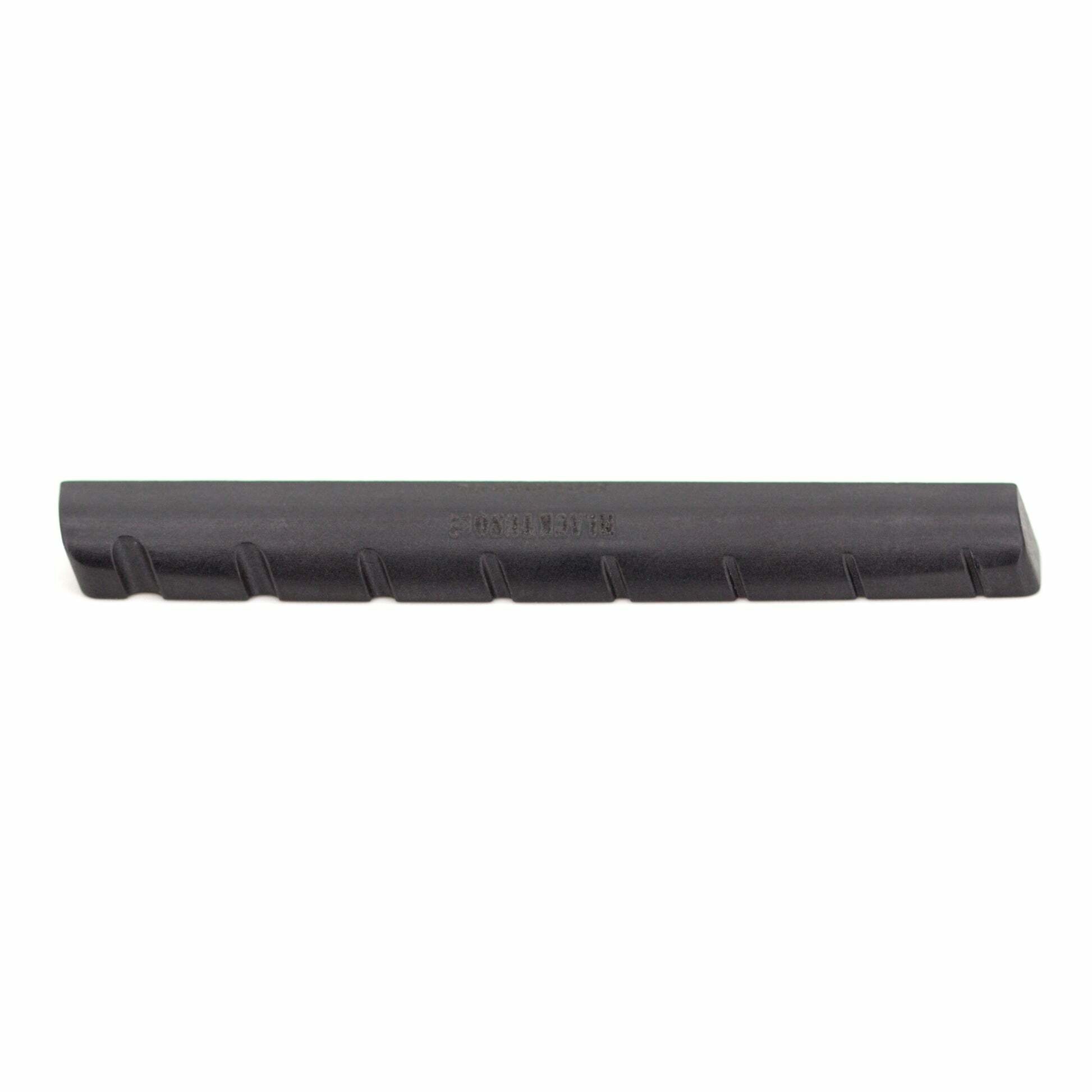 Black TUSQ XL PT-6849-00 - Slotted Guitar Nut, 8-String (59,43 x 4,79 mm) - Fanned Frets, Rounded, F