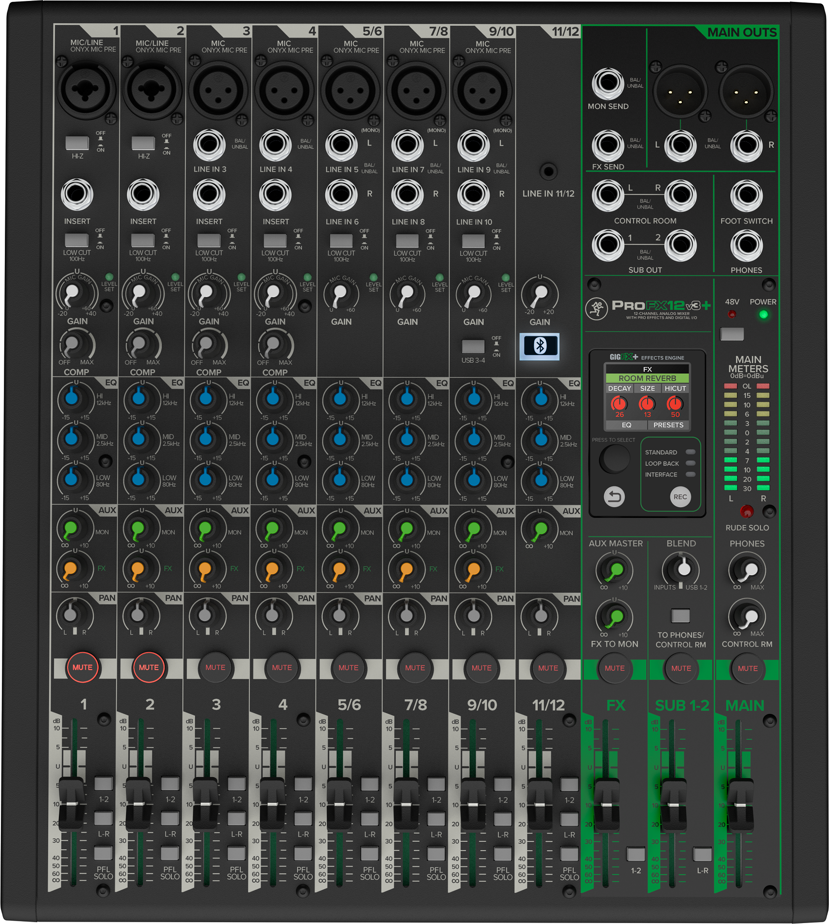 ProFX12v3+ 12-Kanal Mixer