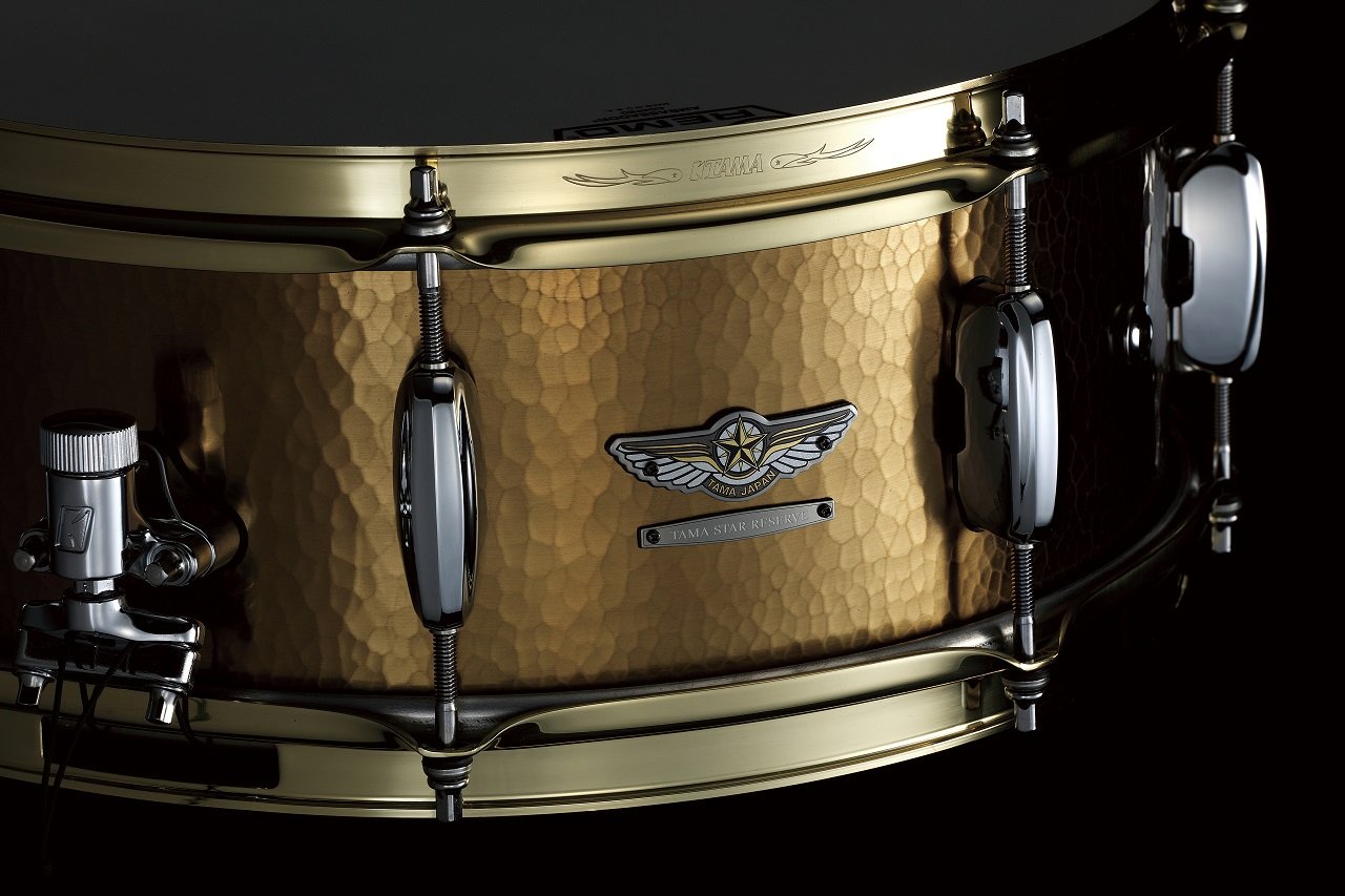 14" x 5,5" Star Reserve Hand Hammered Brass Snare Drum