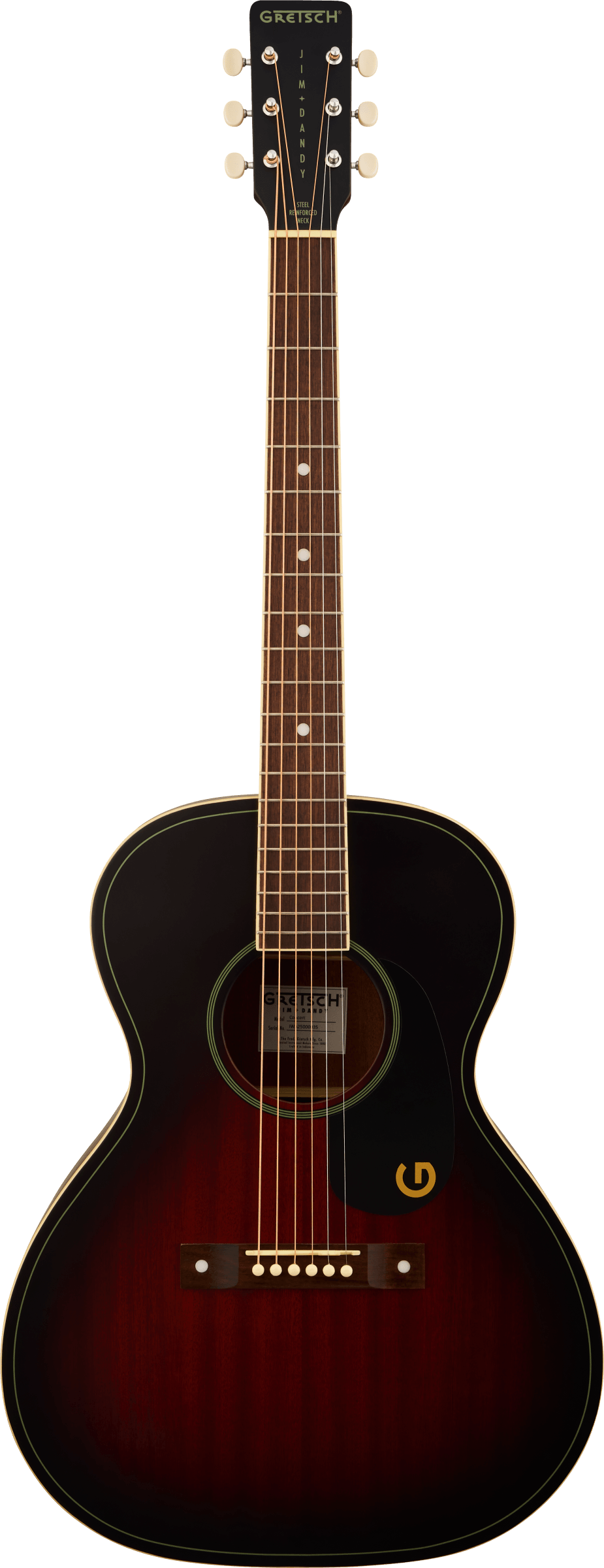 Jim Dandy Concert Deep Cherry  Burst