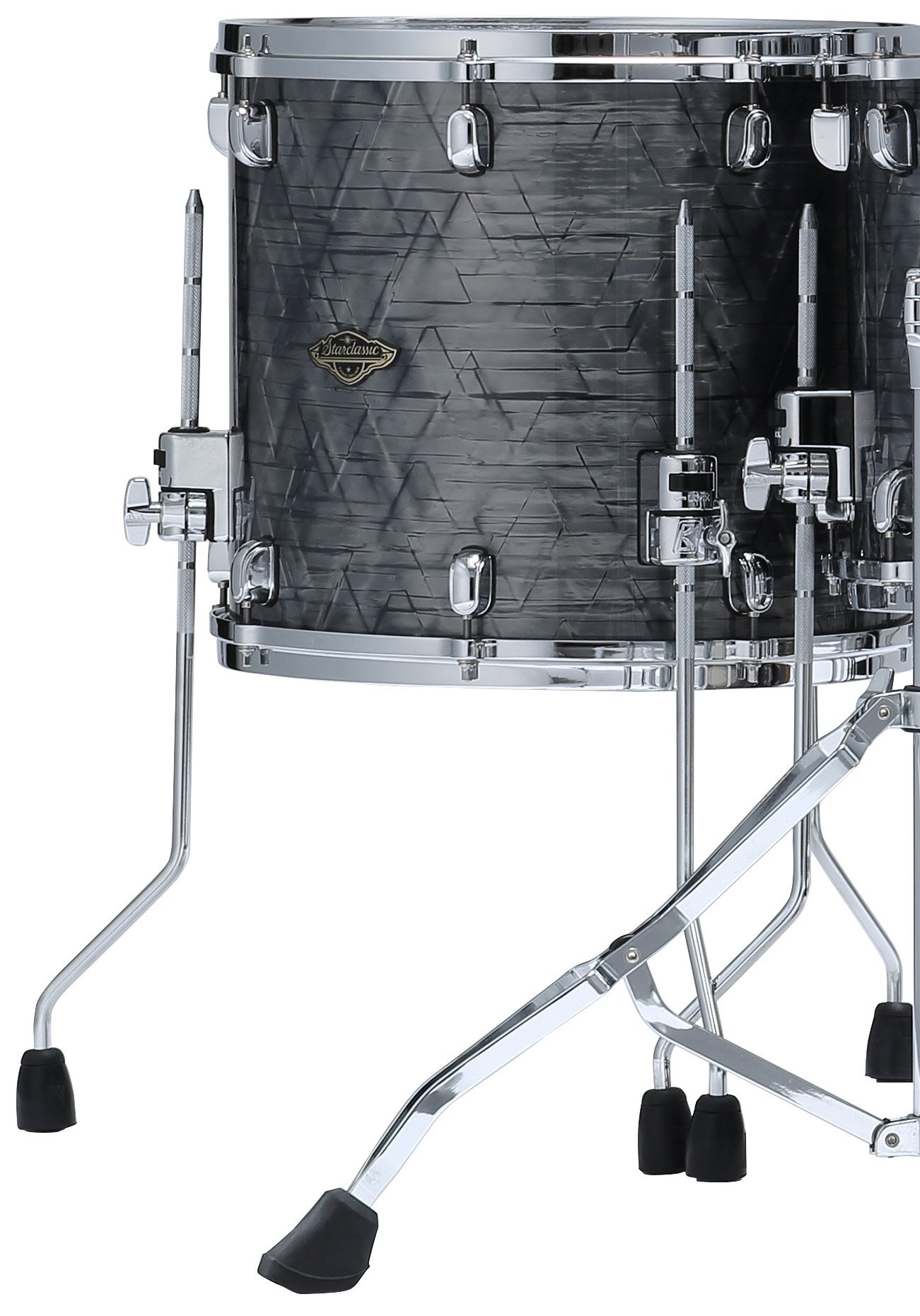 Starclassic Walnut Birch Floor Tom - 14" x 12" Charcoal Onyx / Chrom HW
