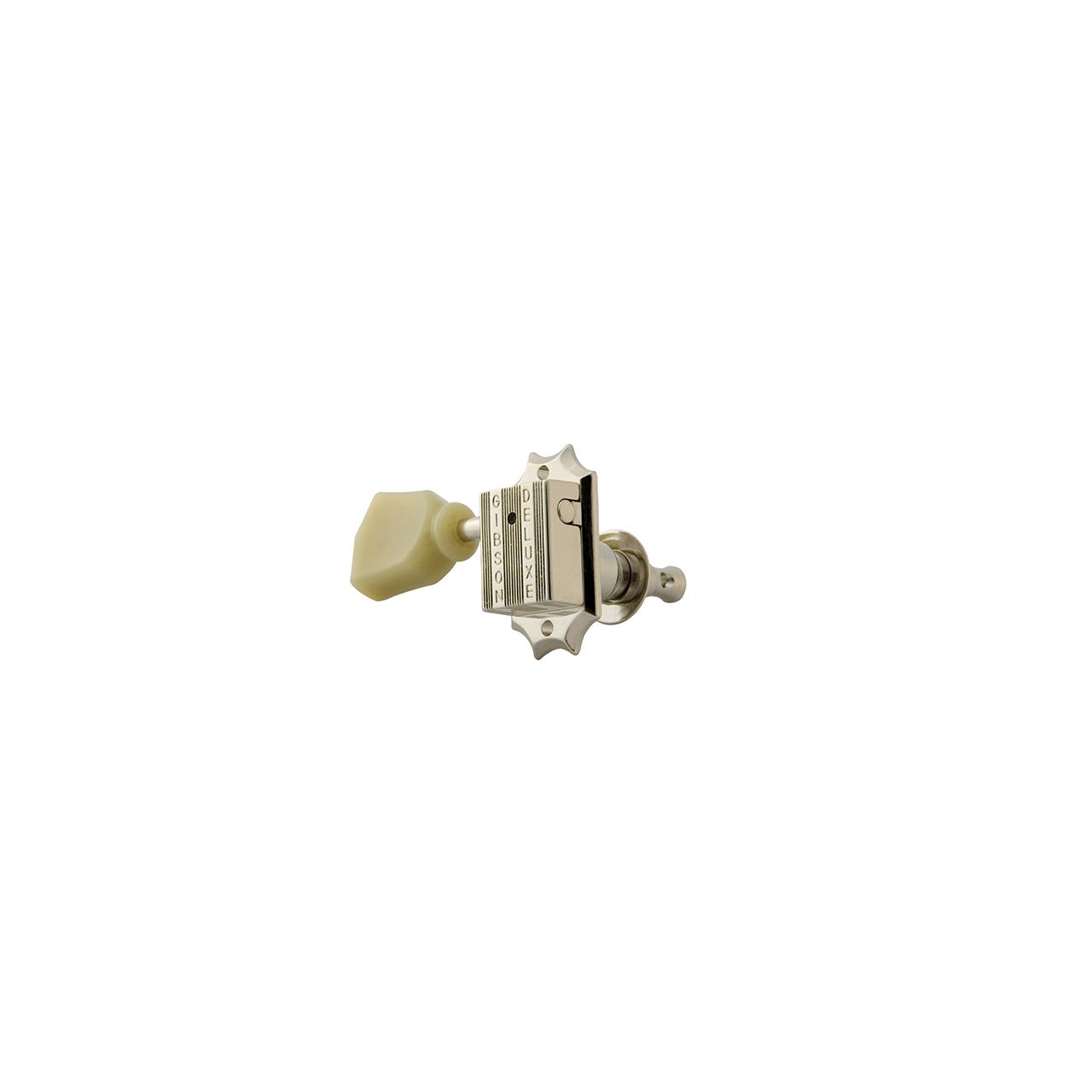 PMMH-010 Vintage Machine Heads Nickel - Perloid Button