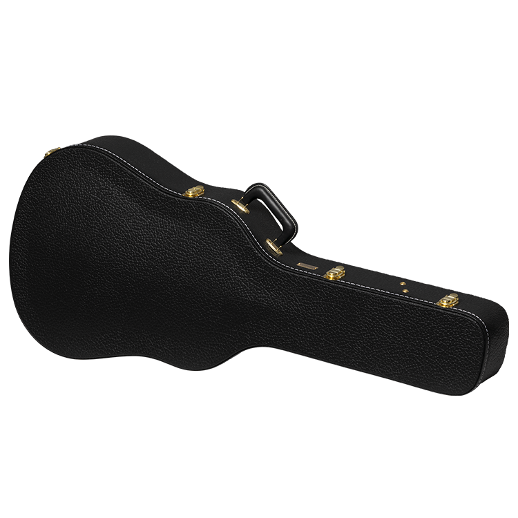 Lifton Historic Black/Goldenrod Hardshell Case, Dreadnought