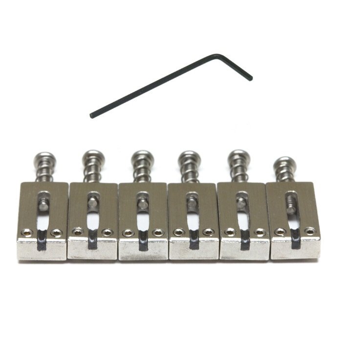 String Saver PG-8220-00 - PRS Style Saddles, Brushed Steel, 6-String