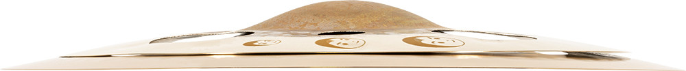 Deckenleuchte, flache Bauform, runde Form, weiß-beige, goldene Akzente