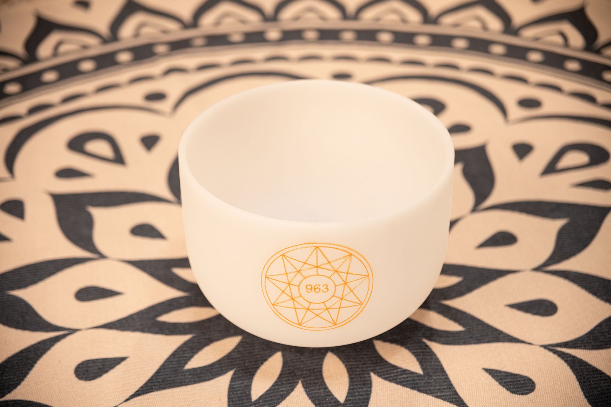 Solfeggio Kristallklangschale 10" - B4/963 Hz