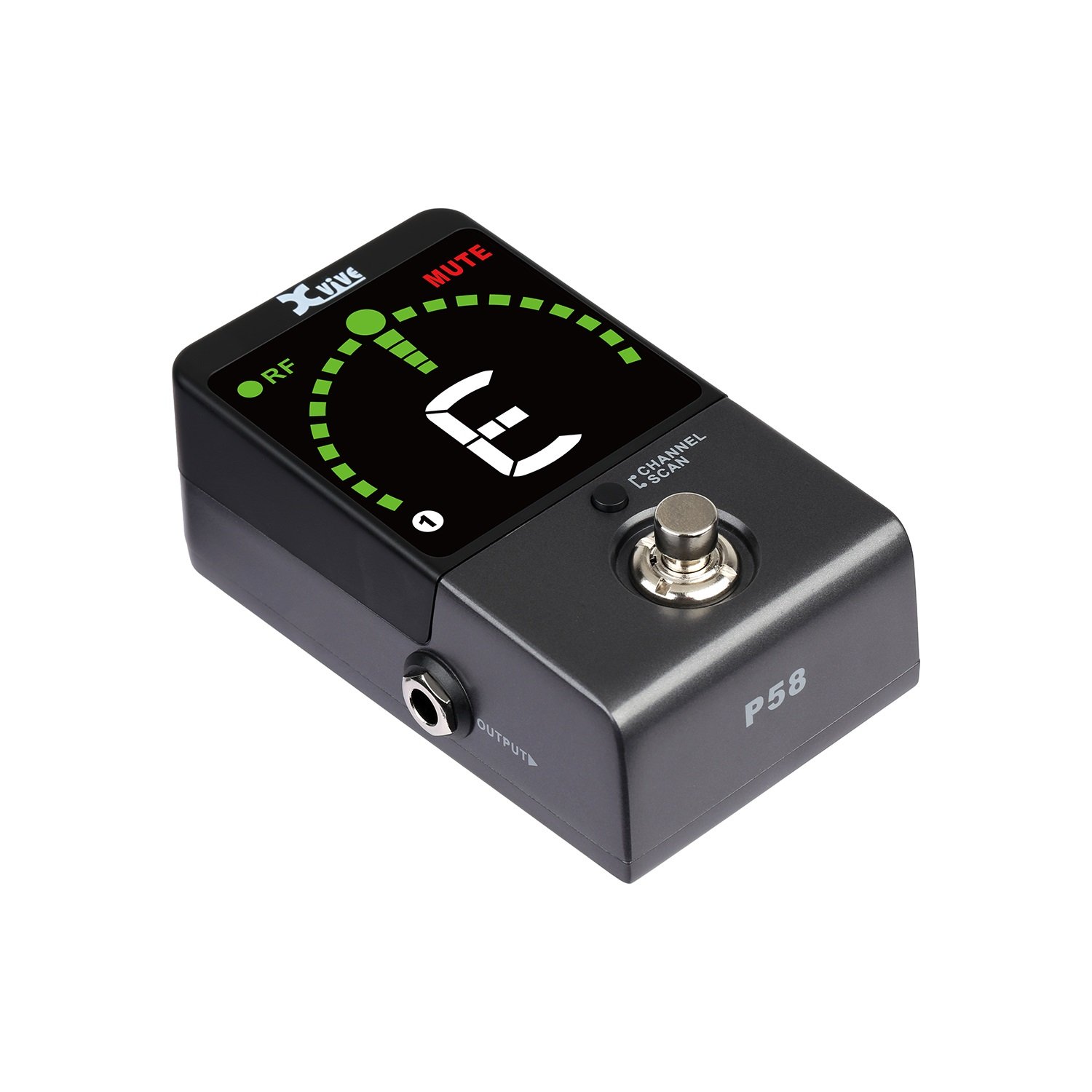 P58R Digital Guitar Pedal Tuner Wireless System, 5.8 GHz - Receiver