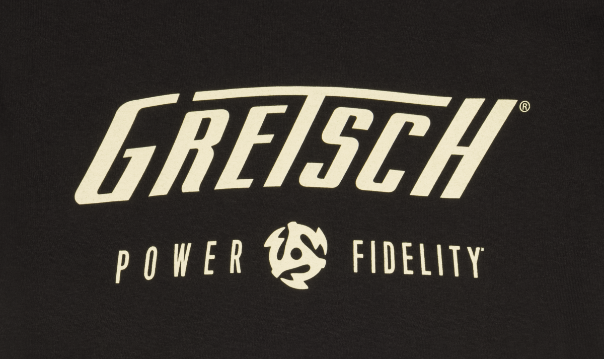 Power & Fidelity Logo T-Shirt, Black, L