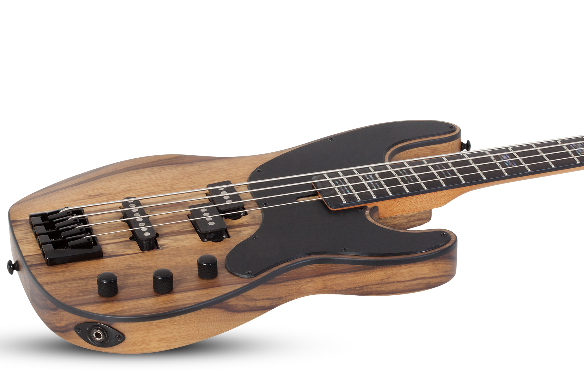 Model-T 4 Exotic Bass Black Limba