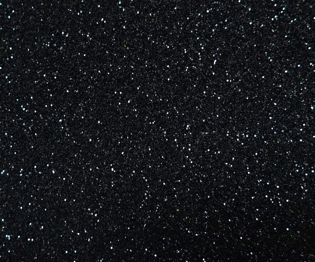 Black Glitter Flake - 100g 0.008
