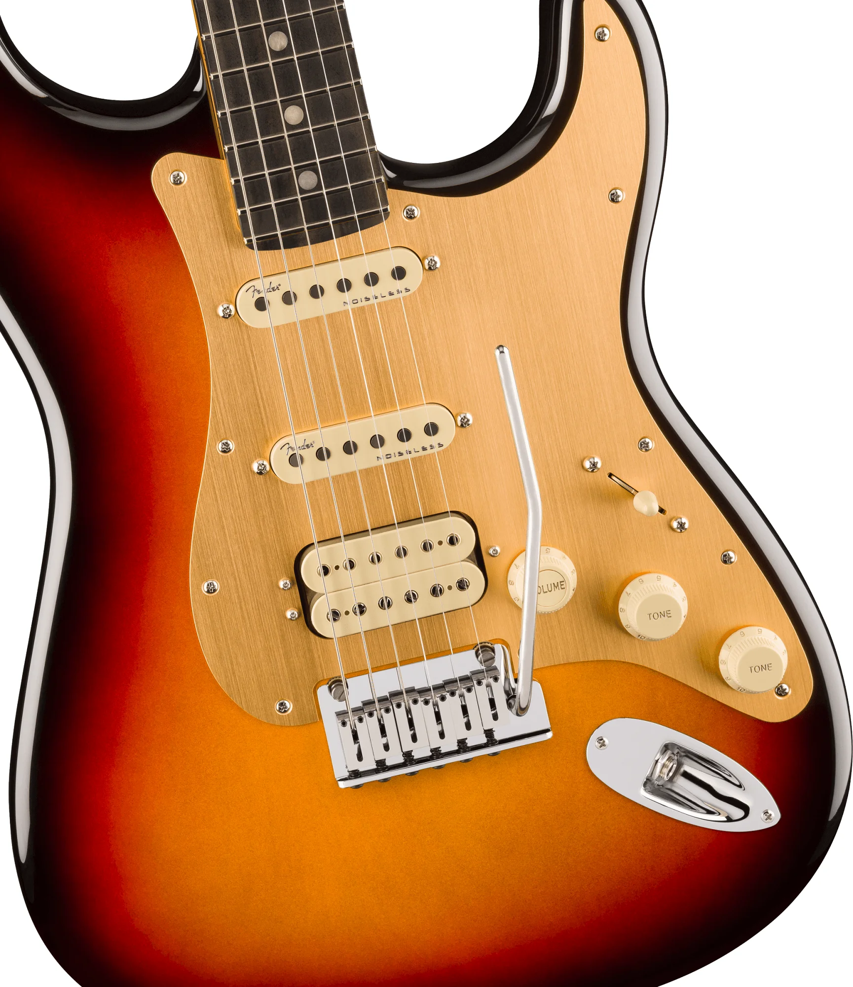 American Ultra II Stratocaster® HSS, Ebony Fingerboard, Ultraburst