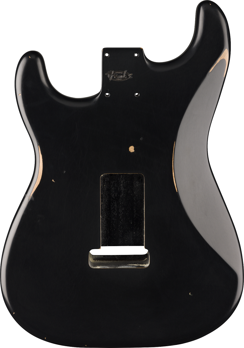 Road Worn  50s Stratocaster SSS Alder Body Black