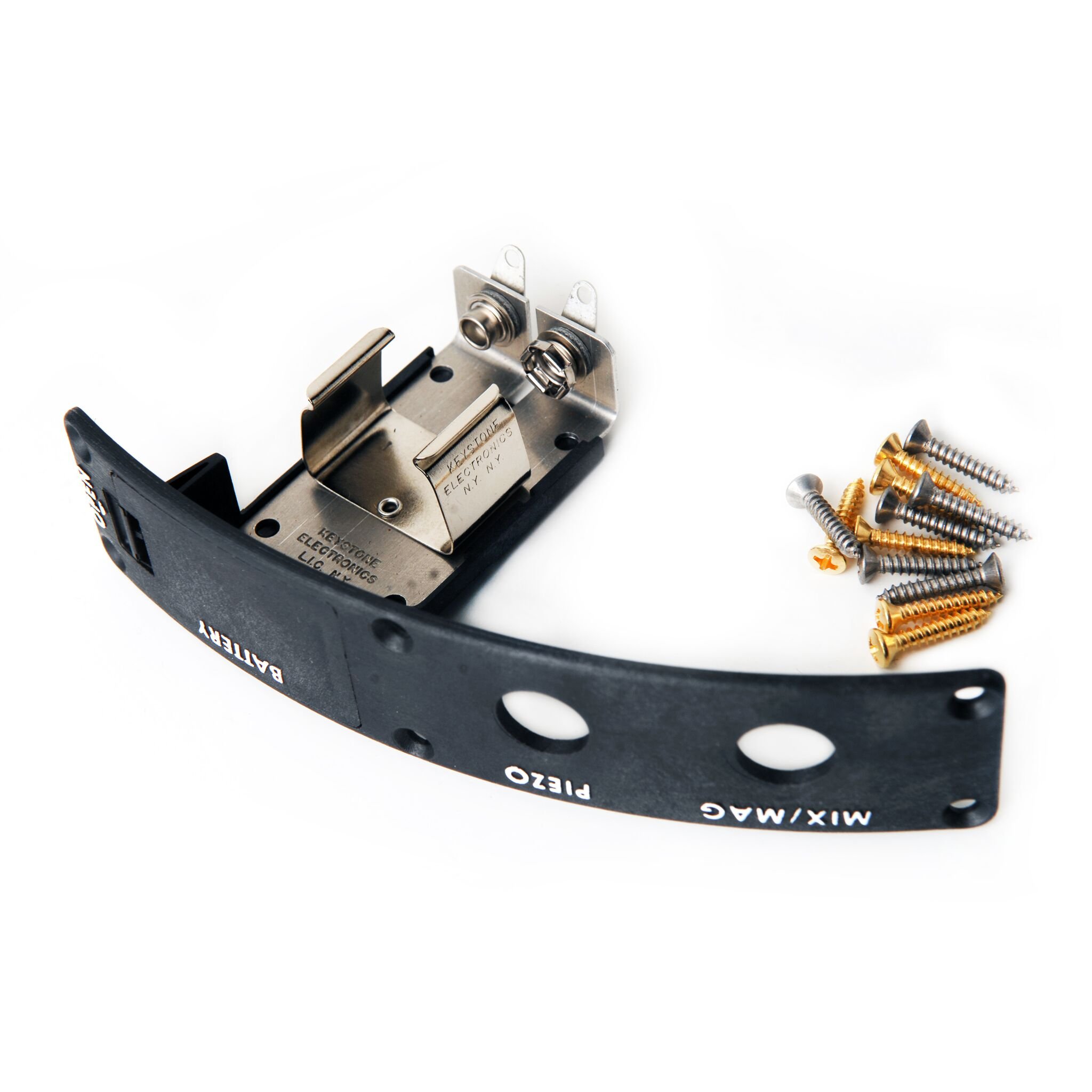 Output Jack Assembly + Battery Pack, PIEZO