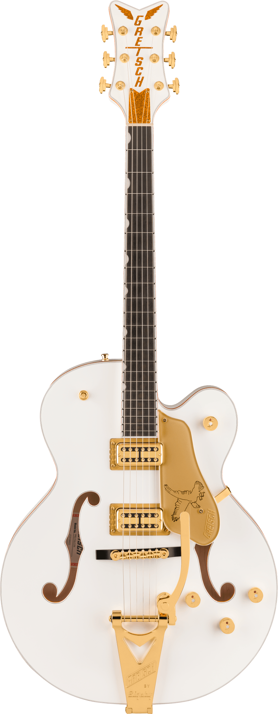 White Falcon Hollow Body String-Thru  Bigsby Gold Hardware